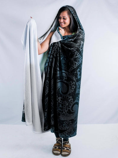 Ghost Mandala Hooded Blanket Hooded Blanket Electro Threads