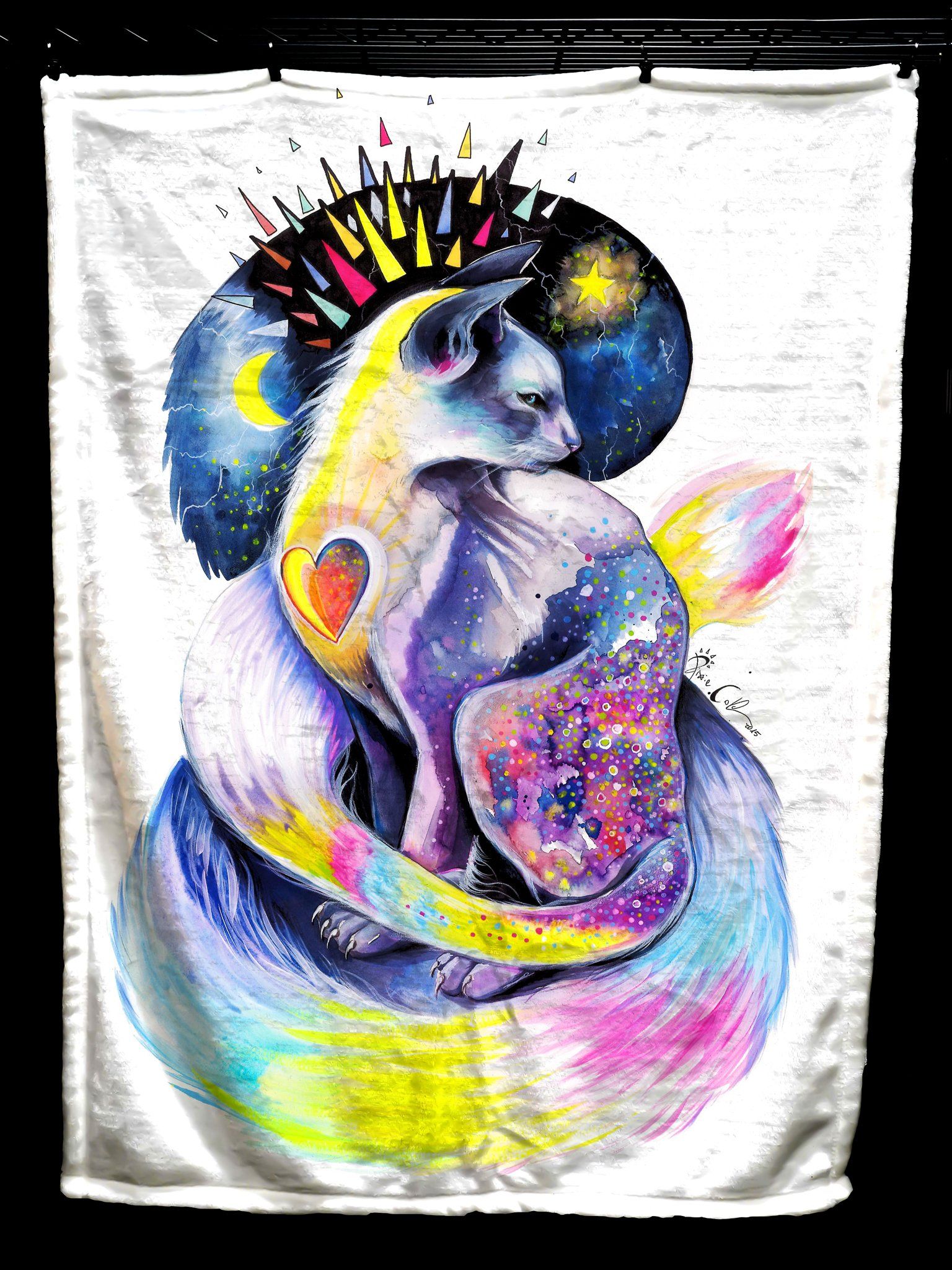 Goddess Of Cats Baby Blanket Baby Blanket Electro Threads 