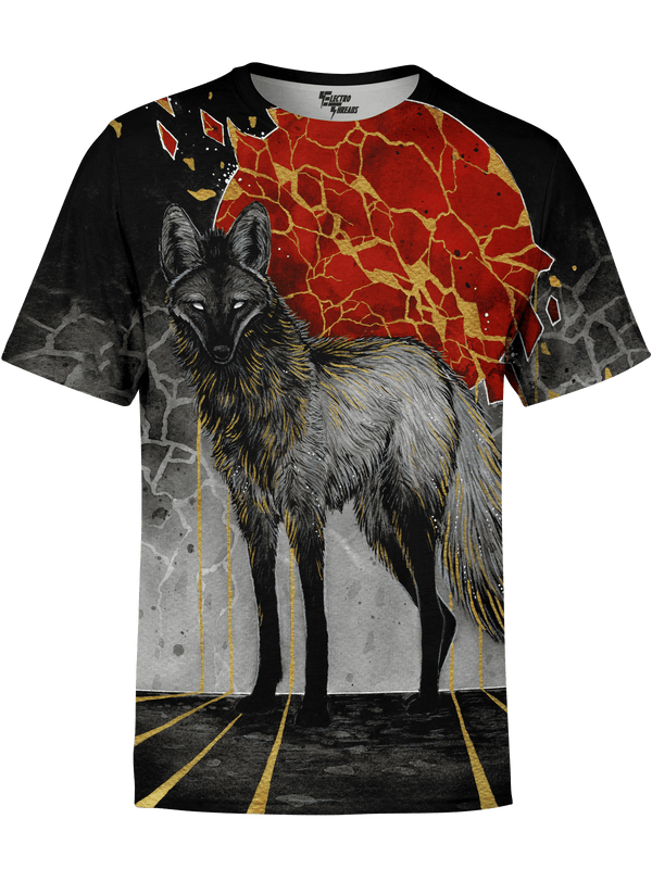 Gold Maned Wolf Unisex Shirt - Electro Threads
