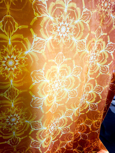 Golden Lotus Mandala Blanket Blanket Electro Threads