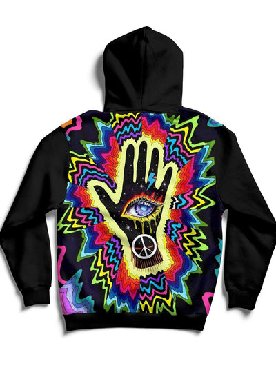 Hand of the Universe Back Panel Unisex Hoodie Pullover Hoodies T6