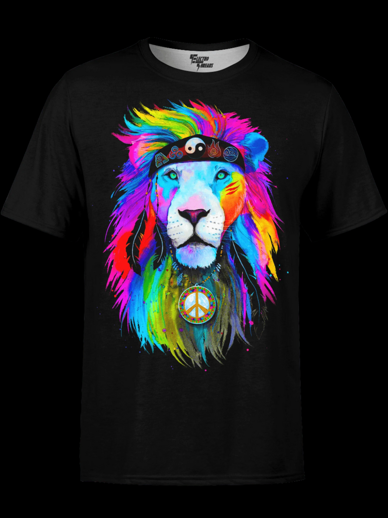 HIPPIE LION PREMIUM COTTON CREW Premium Supima Cotton Crew Tee T6 White X-Small 