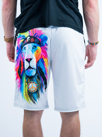 Hippie Lion Shorts Mens Shorts T6