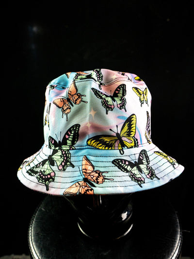 Holo Butterfly Bucket Hat Hats Electro Threads
