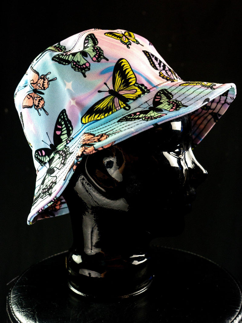 Holo Butterfly Bucket Hat Hats Electro Threads 