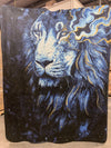 In The Darkness Lion Blanket Blanket Electro Threads