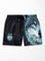 In The Darkness (Wolf) Swim Trunks (Special Edition) Mens Swim Trunks Electro Threads 