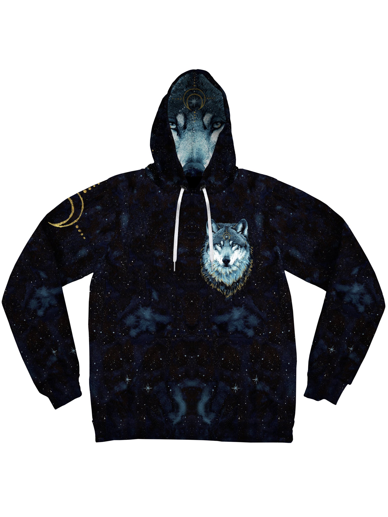 In The Darkness (Wolf) Unisex Hoodie (Special Edition) Pullover Hoodies Electro Threads 