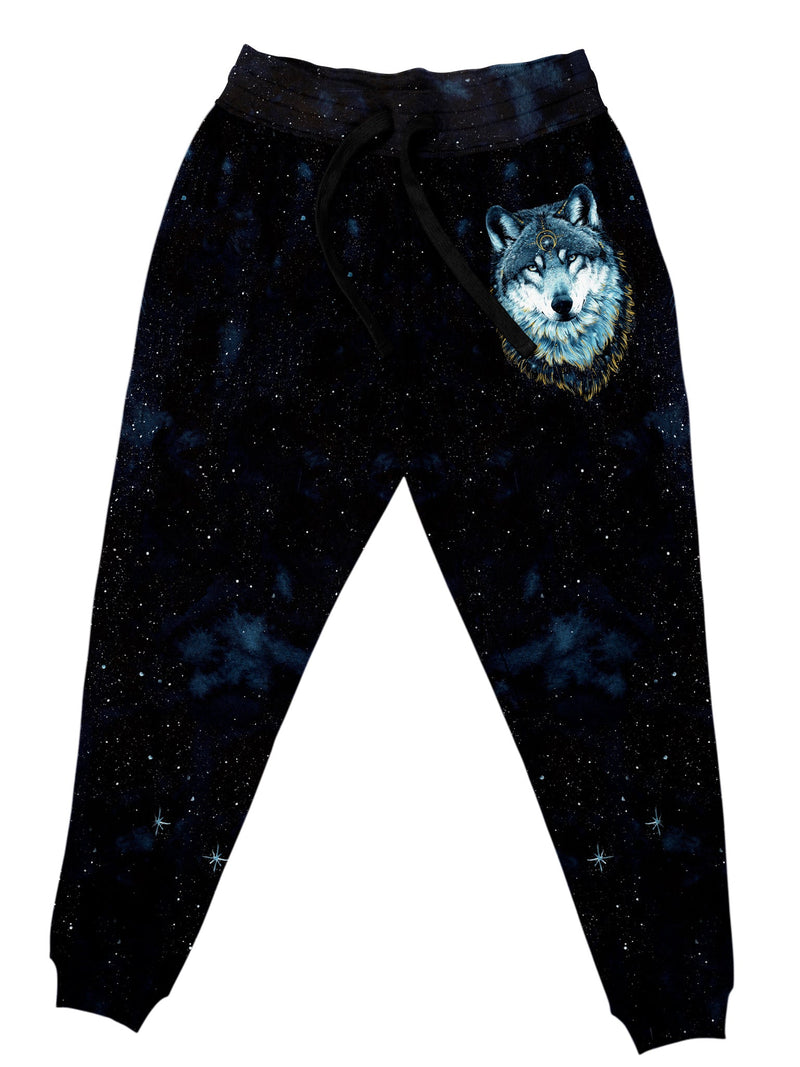 In The Darkness (Wolf) Unisex Joggers (SPECIAL EDITION) Joggers Electro Threads S Regular #1