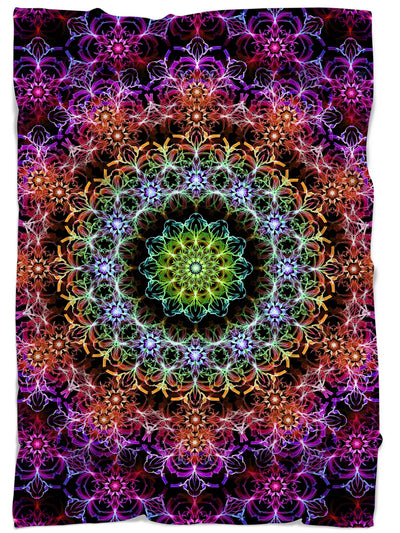 Iris Mandala Sherpa Blanket Blanket Electro Threads