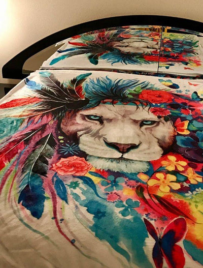 King of Lions Blanket Blanket Electro Threads
