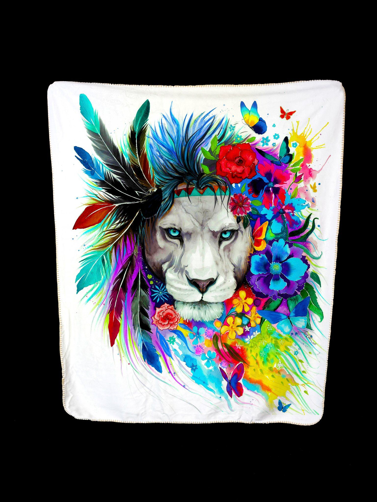 KING OF LIONS FOOTSIE BLANKET Footed Blanket Electro Threads 