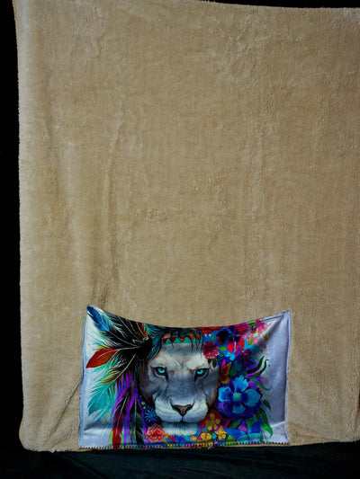KING OF LIONS FOOTSIE BLANKET Footed Blanket Electro Threads