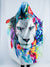 King Of Lions Hooded Blanket Hooded Blanket Electro Threads 