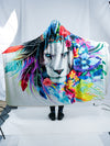 King Of Lions Hooded Blanket Hooded Blanket Electro Threads