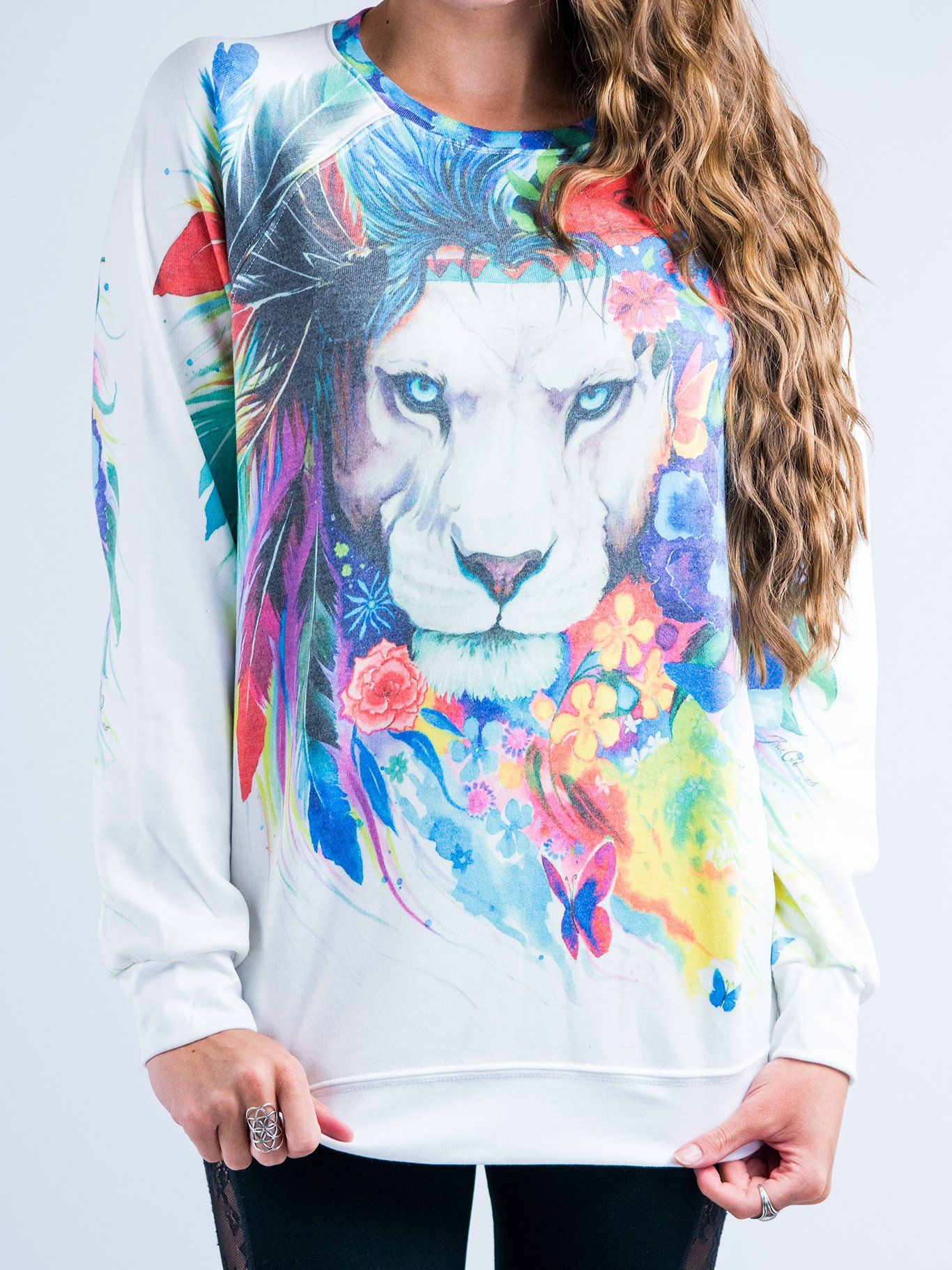 Pixie Cold King of Lions Vintage Sweatshirt