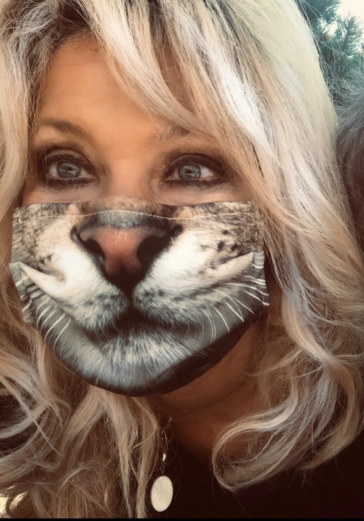 Kitty Cat Face Mask Face Masks Electro Threads 