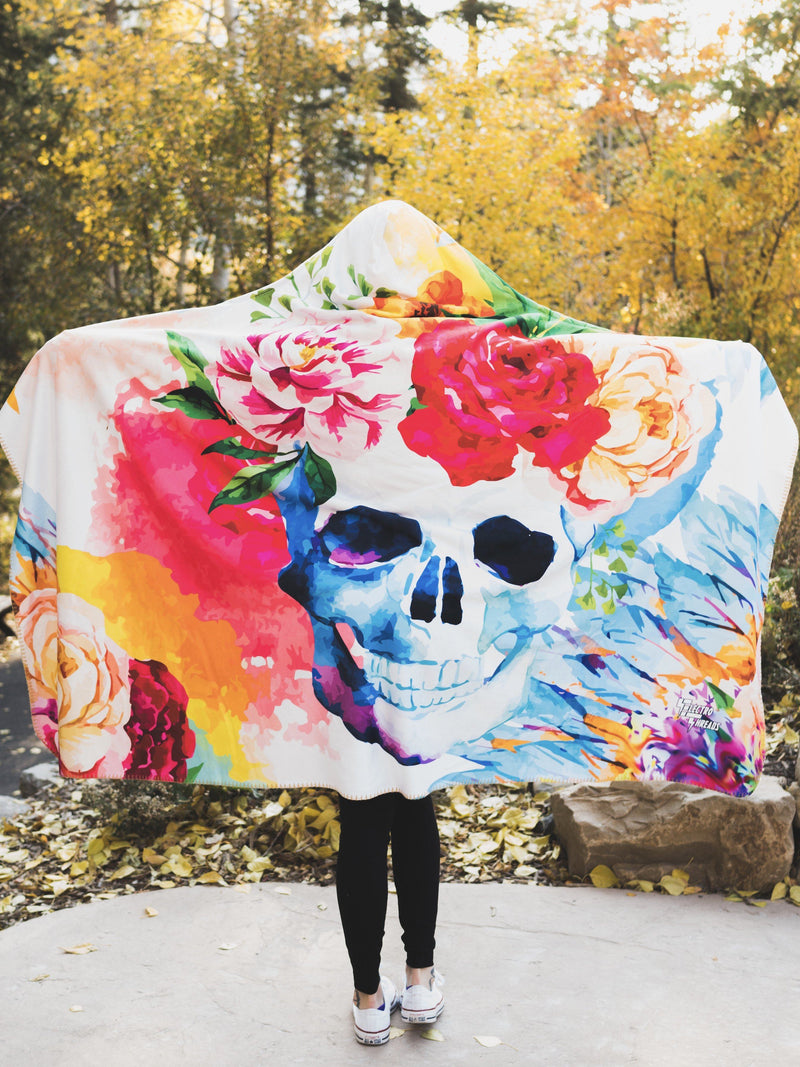 Life and Death Hooded Blanket Hooded Blanket Electro Threads 