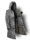 Mandala Bloom V2 Cyber Cloak Cyber Cloak Yantrart Long Sleeve-No Bag XX-Small Cosmic Fur (Grey)