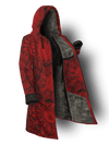 Mandala Bloom V2 Red Cyber Cloak Cyber Cloak Yantrart Long Sleeve-No Bag XX-Small Cosmic Fur (Grey)