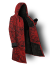 Mandala Bloom V2 Red Cyber Cloak Cyber Cloak Yantrart Long Sleeve-No Bag XX-Small Black Sherpa