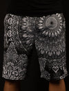 Mandala Bloom V2 Shorts Mens Shorts Electro Threads
