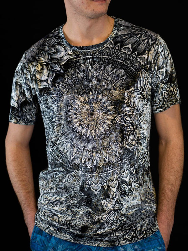 Mandala Bloom V2 Unisex Crew - Electro Threads