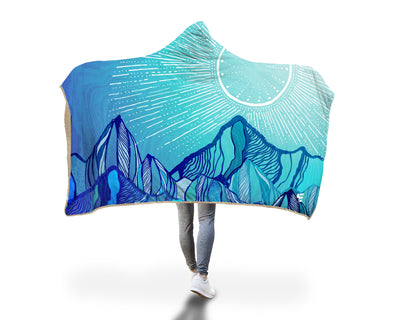 Mountain Mood Hooded Blanket Hooded Blanket Electro Threads
