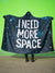 Need More Space Hooded Blanket Hooded Blanket Electro Threads 
