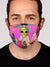 Neon Alien Invasion (Dawn) Face Mask Face Masks Electro Threads 