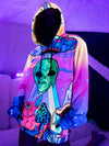 Neon Alien Invasion (Dawn) Unisex Hoodie Pullover Hoodies Electro Threads