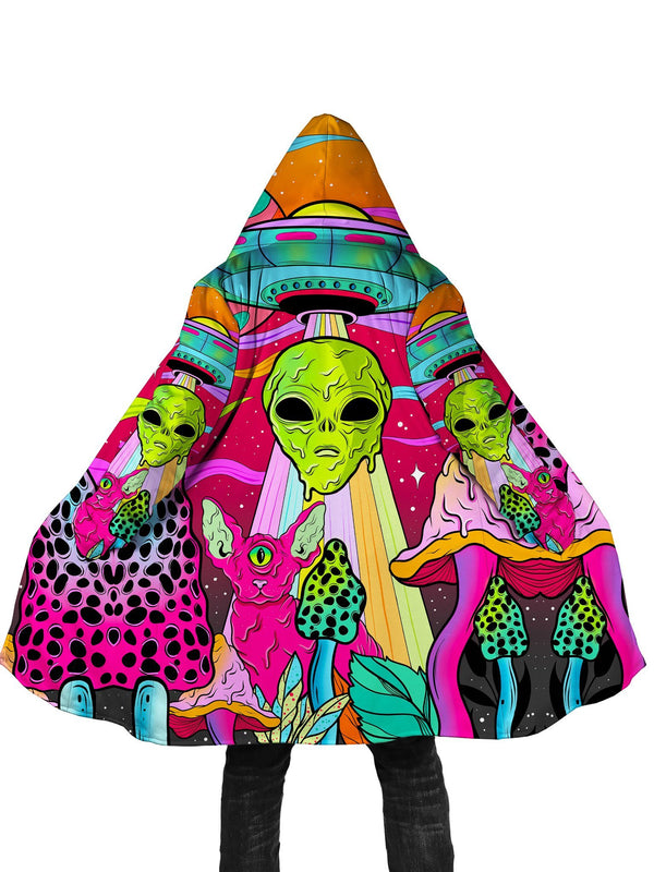 Neon Alien Invasion Dusk Affinity Cloak Electro Threads 8575