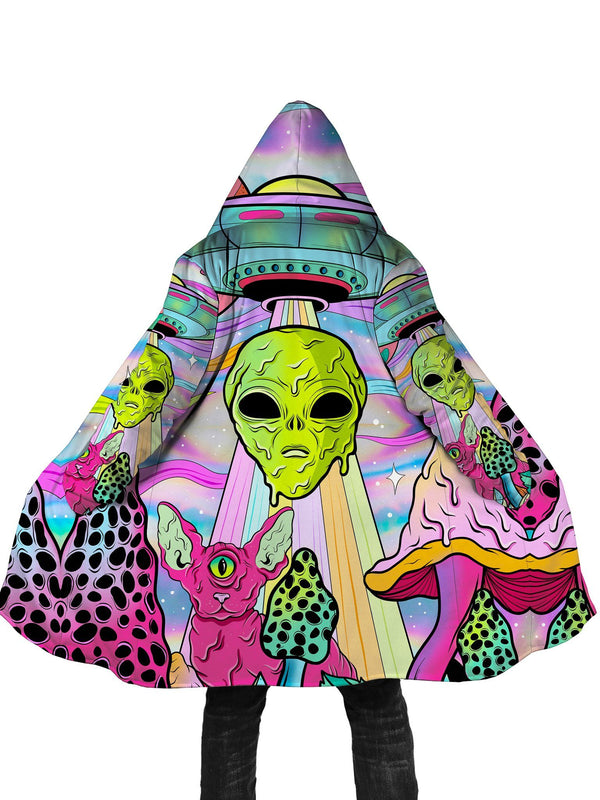 Neon Alien Invasion Shimmer Affinity Cloak Electro Threads 4365