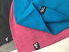 Neon Blue Slouch Beanie Hat Electro Threads