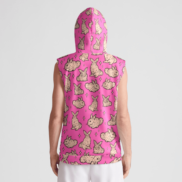 Neon sale sleeveless hoodie