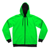 Neon Crushed Velvet Unisex Hoodie Pullover Hoodies Electro Threads XS Green