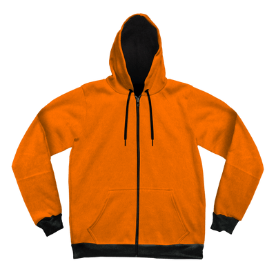 Neon Crushed Velvet Unisex Hoodie Pullover Hoodies Electro Threads XS Orange