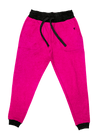 Neon Crushed Velvet Unisex Joggers Jogger Pant Electro Threads S Neon Pink