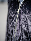 Neon Crushed Velvet Unisex Zip-Up Hoodie Pullover Hoodies Electro Threads