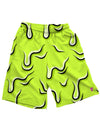 Neon Drippy (Green) Shorts Mens Shorts Electro Threads