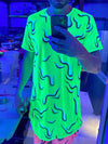 Neon Drippy (Green) Unisex Tall Tee Mens Tall Tee Mother Grime