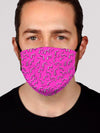 Neon Drippy (Pink) Face Mask Face Masks Electro Threads