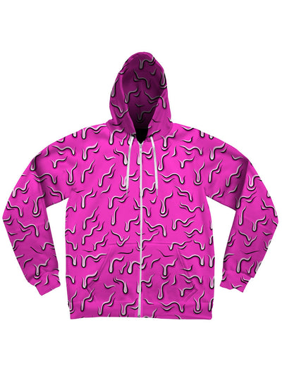 Neon Drippy (Pink) Unisex Hoodie Pullover Hoodies Electro Threads
