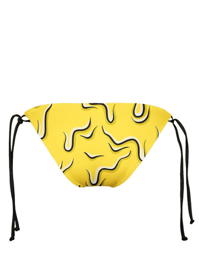 Neon Drippy (Yellow) Bikini Bottoms Bikini Bottoms Electro Threads