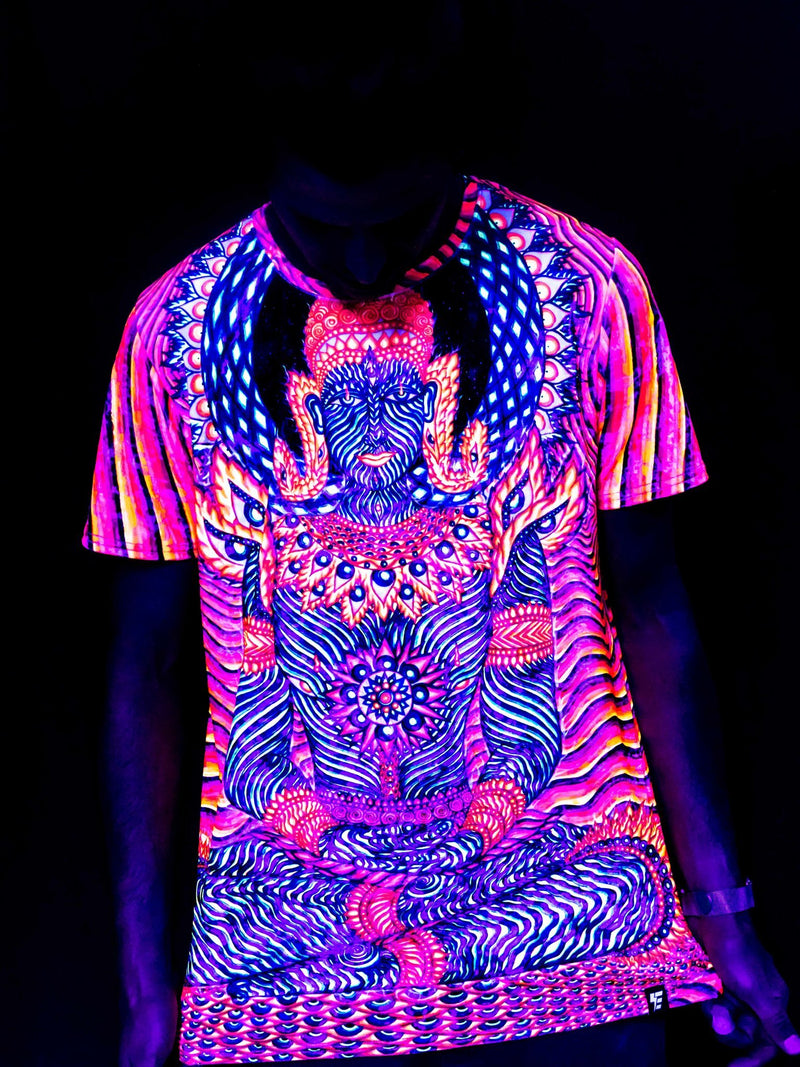 Neon Enlightenment Unisex Crew T-Shirts Electro Threads 