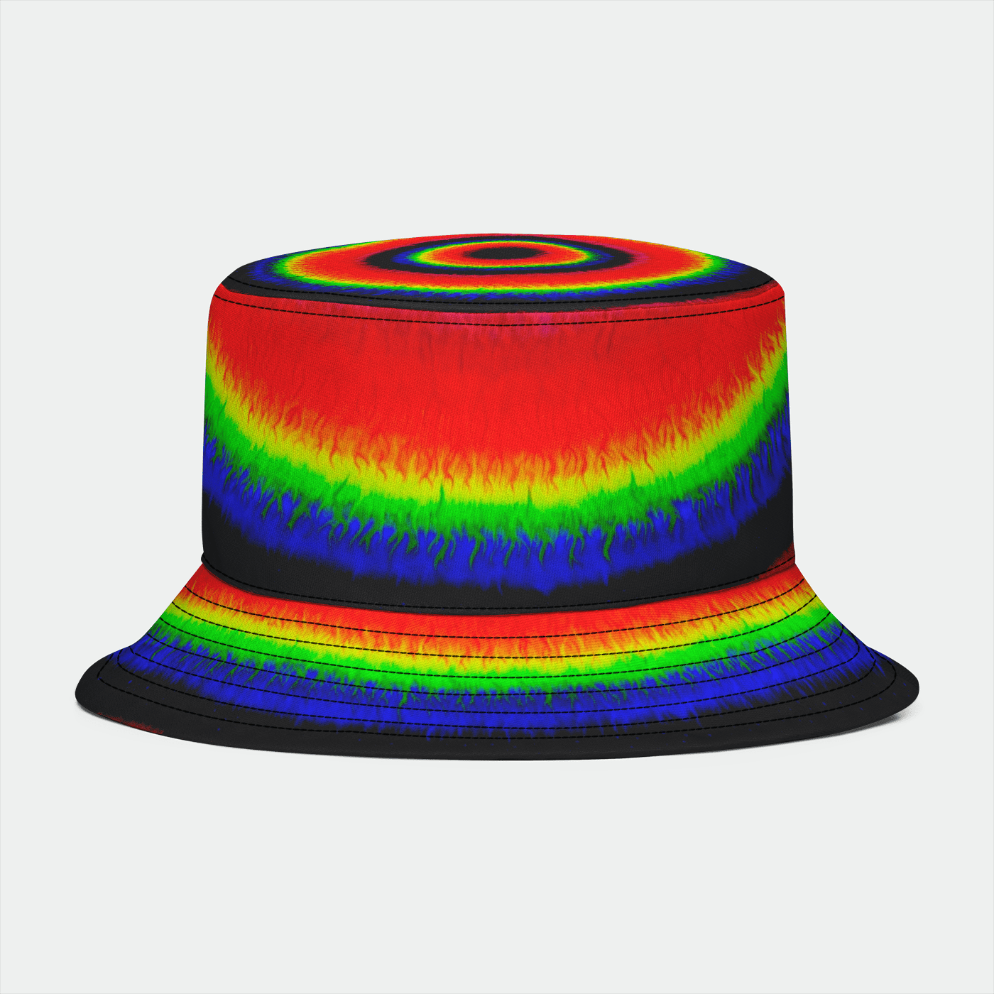 Neon Smile City Bucket Hat - Electro Threads