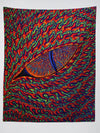 Neon Eye Of The Phoenix Tapestry Tapestry Electro Threads