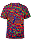 Neon Eye Of The Phoenix Unisex Crew T-Shirts Electro Threads