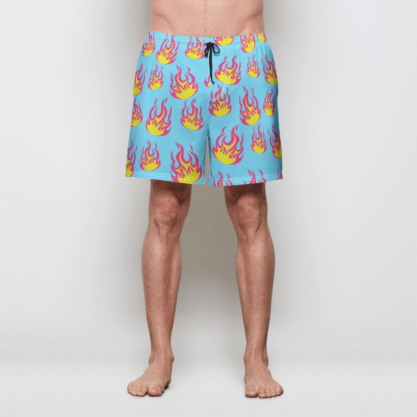 Colorful mens 2025 swim trunks