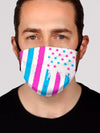 Neon Flag Face Mask Face Masks Electro Threads
